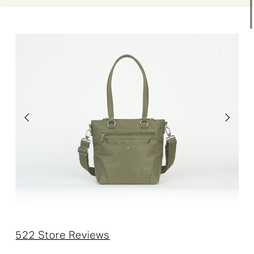 THE TRIUMPH MINI TOTE WITH CROSSBODY STRAP - MILITARY OLIVE